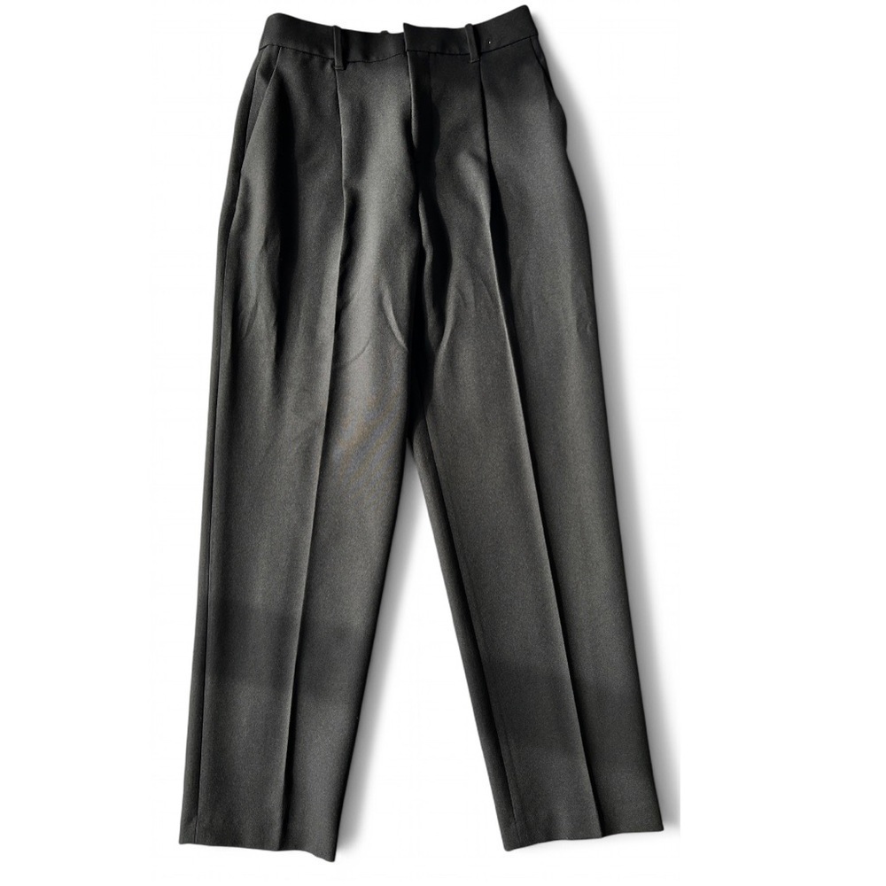 Uniqlo Black Tailored Trousers Work Office Minimalist Pants Size S 26